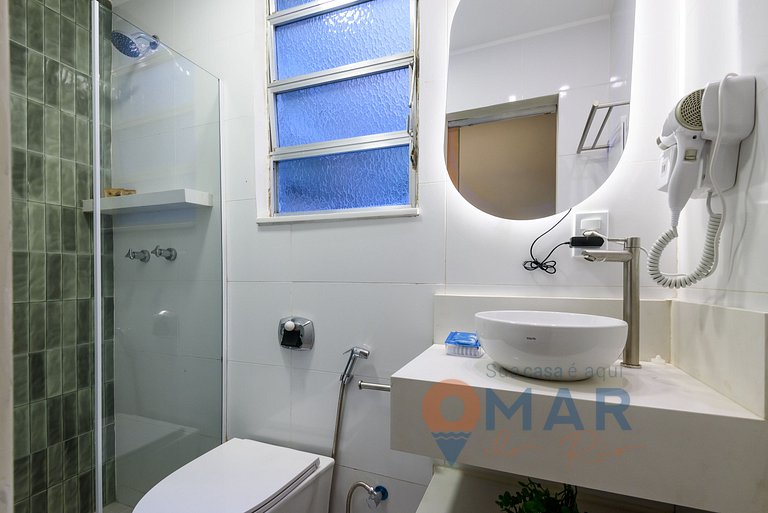 Estudio 4 min de la playa de Copacabana|RP195/1001