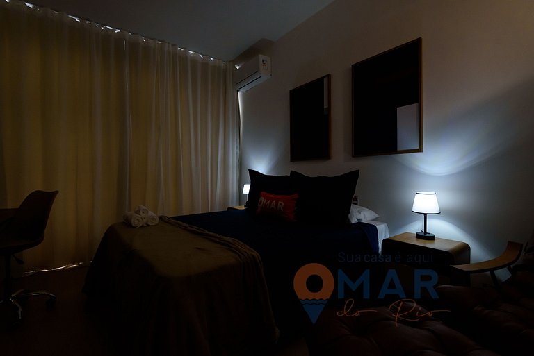 1BDR en el centro de Río-3 min del metro|RB185/201