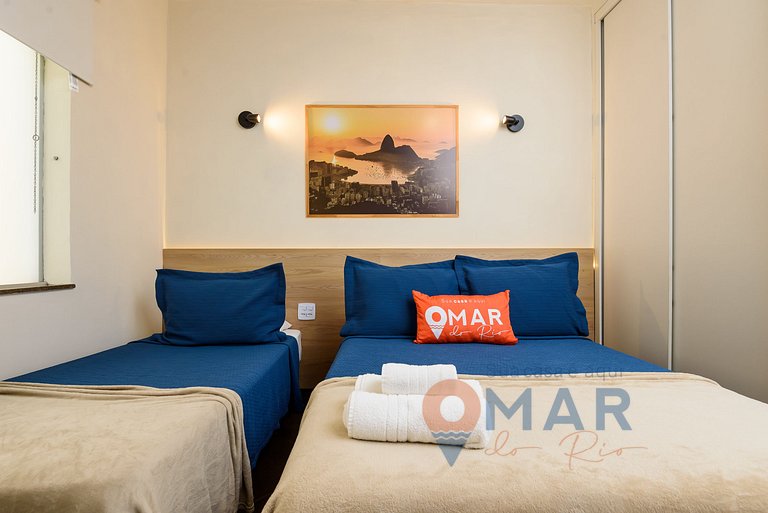 Studio a 6 Min da Praia em Copacabana | BR 502/420