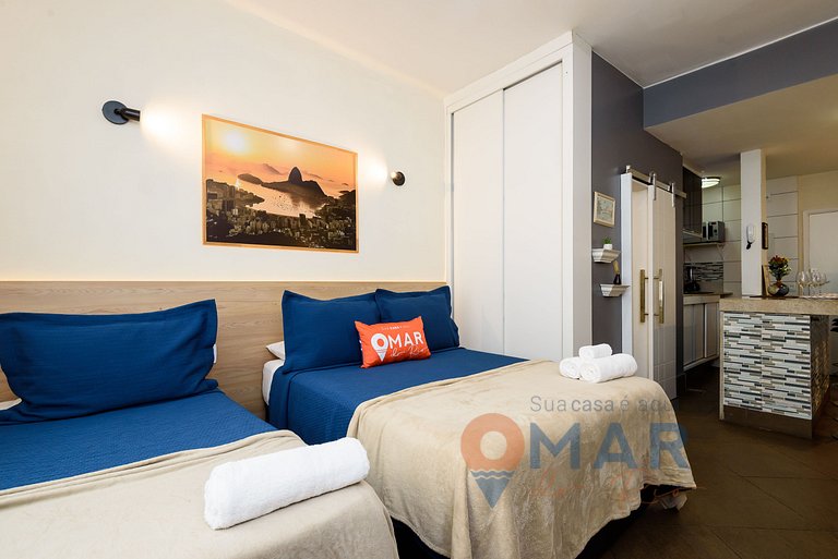 Studio a 6 Min da Praia em Copacabana | BR 502/420