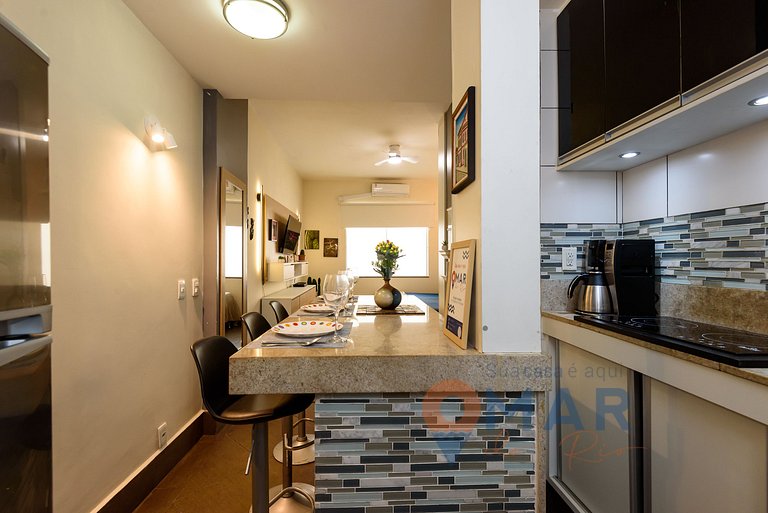 Studio 6 Min from Copacabana Beach | BR 502/420