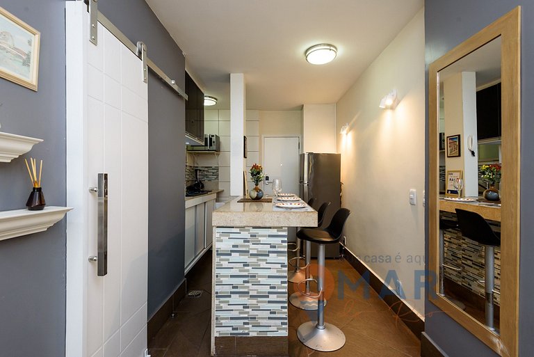 Studio a 6Min de la playa en Copacabana|BR 502/420