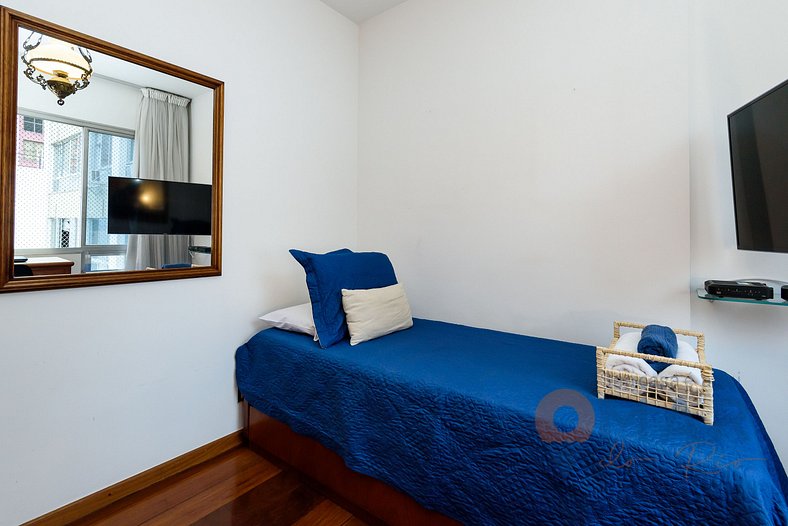 Amplo Apartamento 3Qtos no Leblon | GSM 300/701