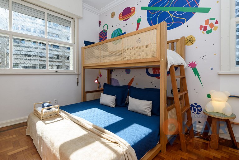 Amplo Apartamento de 3 Quartos em Copacabana | LM 76/601