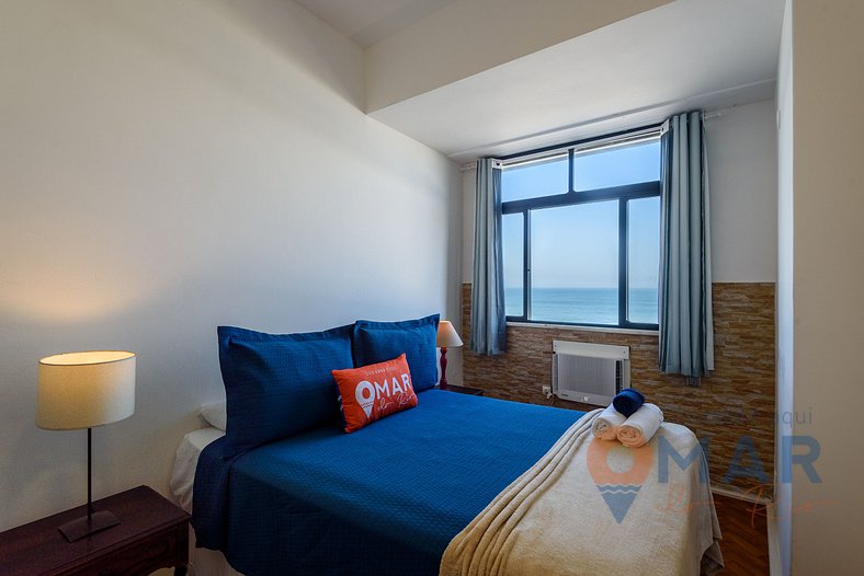 Apartamento de 2 dormitorios con vistas al mar en Copacabana