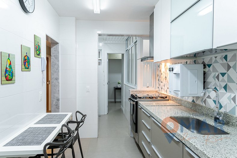 Apartamento Decorado, 2Qtos em Ipanema | NS8/102