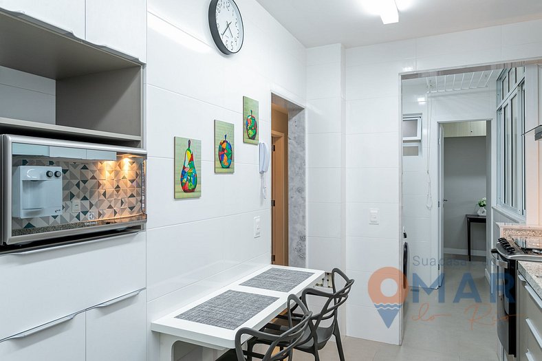 Apartamento Decorado, 2Qtos em Ipanema | NS8/102