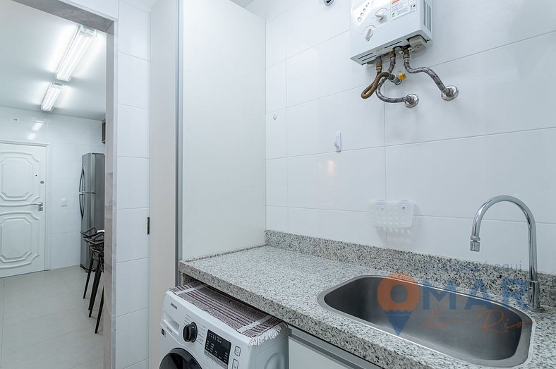 Apartamento Decorado, 2Qtos em Ipanema | NS8/102