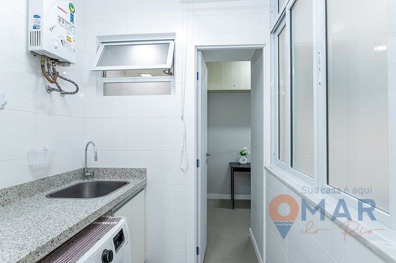 Apartamento Decorado, 2Qtos em Ipanema | NS8/102