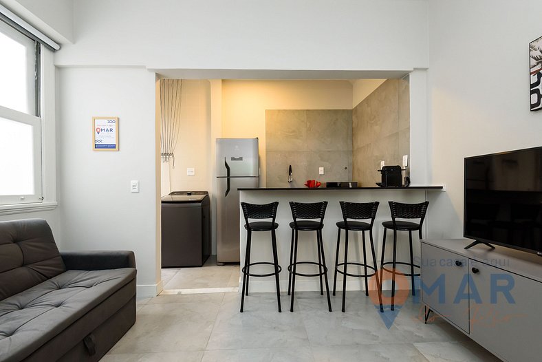 Apartamento moderno a 200m da Praia | NSC 534/904