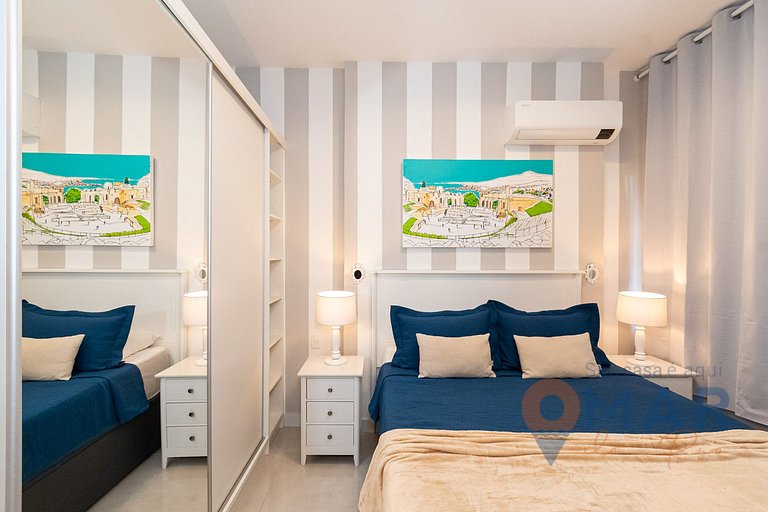Apê com 3 quartos em Copacabana com banheira | SL 432/401