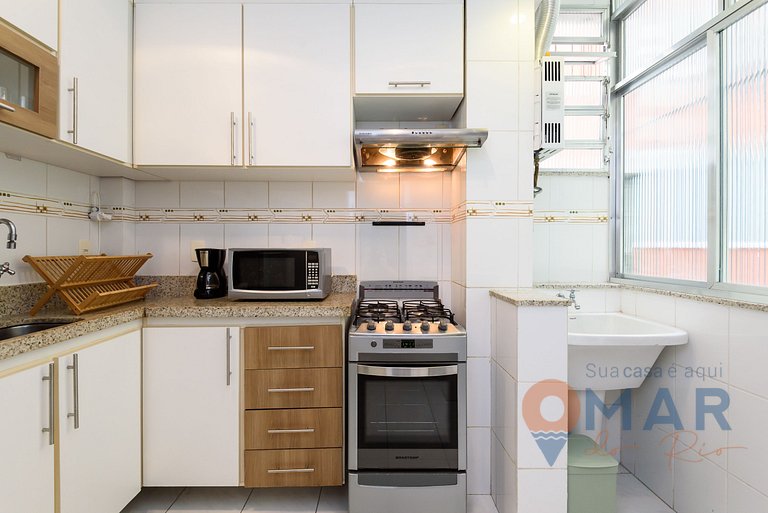 Apt Qto&Sala 220m from Copacabana Beach | RP 95/304