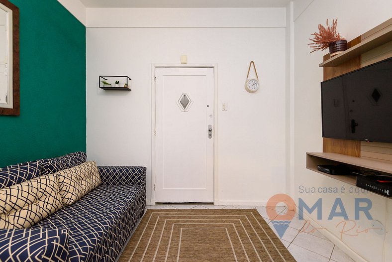 Apt Qto&Sala 220m from Copacabana Beach | RP 95/304