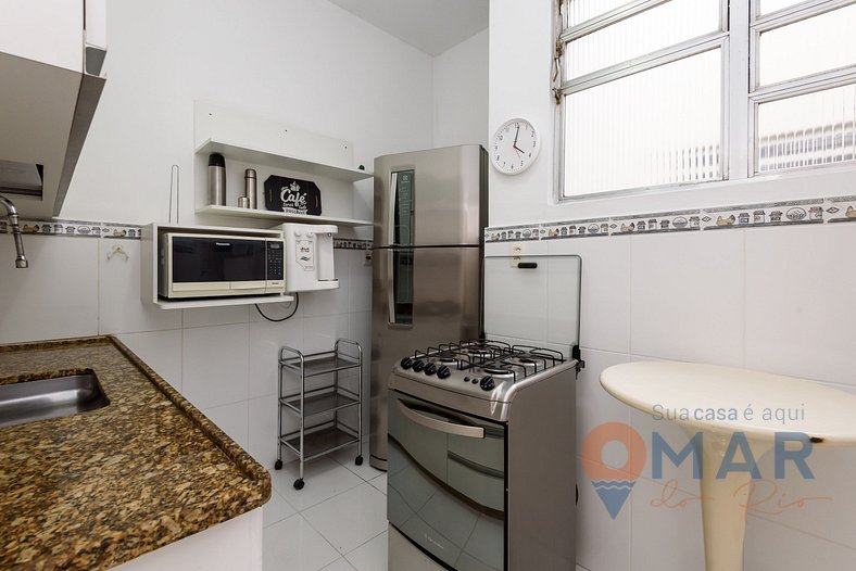 Apto de 2 dorms a 300m de la playa de Ipanema | RE 540/806