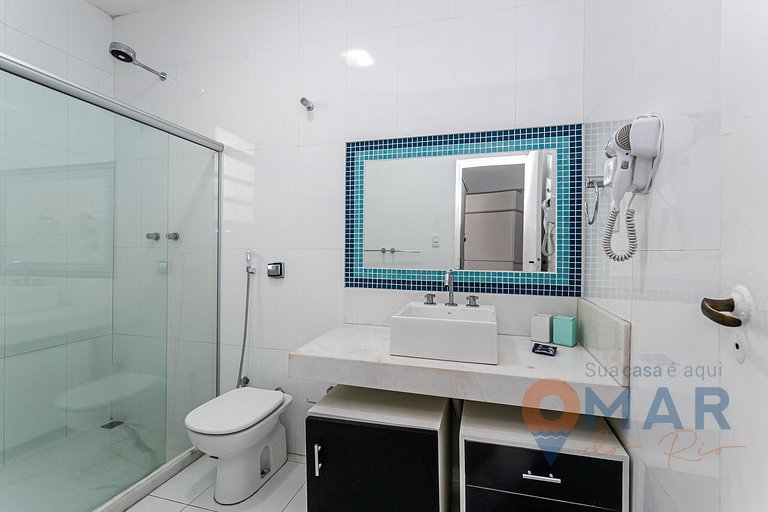 Apto de 2 hab a 240m de la playa de Copacabana | RP 186/702