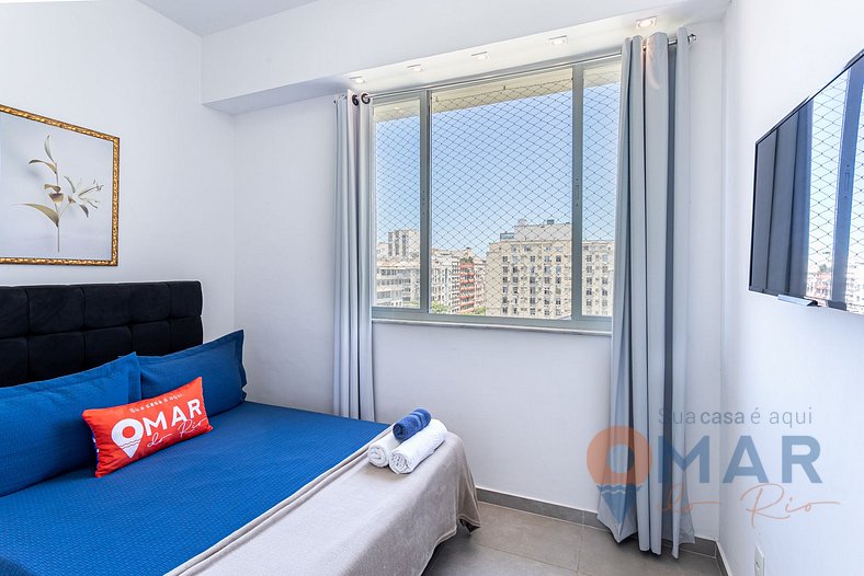 Apto de 2 hab a 240m de la playa de Copacabana | RP 186/702