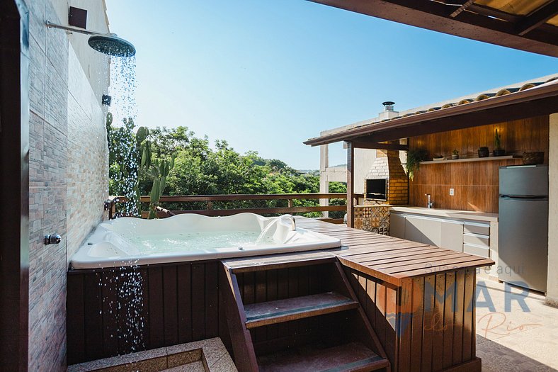 Casa c/ Jacuzzi a 600m da Praia | Casa Boutique