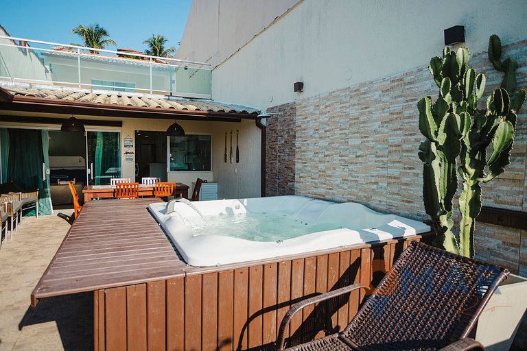 Casa c/ Jacuzzi a 600m da Praia | Casa Boutique