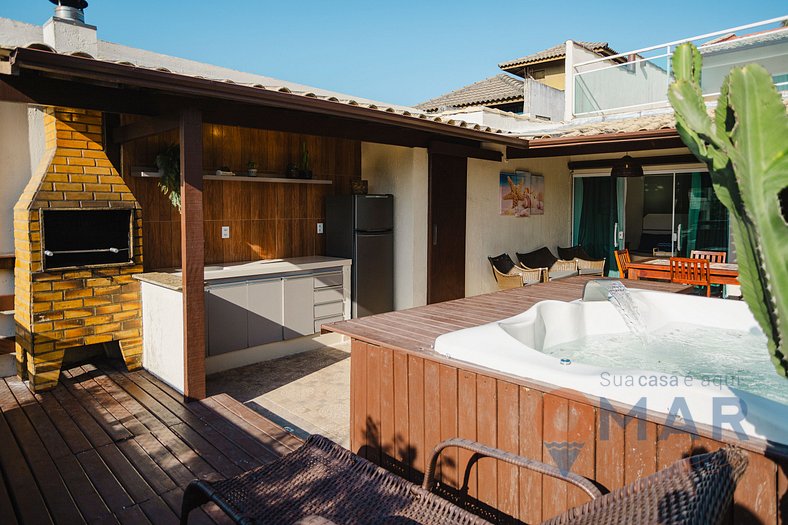 Casa c/ Jacuzzi a 600m da Praia | Casa Boutique