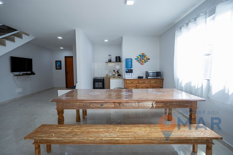 Casa com 6Qtos em Manguinhos | 300m do Mar | CC 18