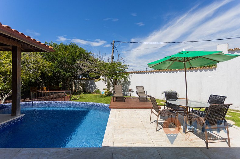 Casa com Piscina e Acesso a Praia | Cavalo Marinho