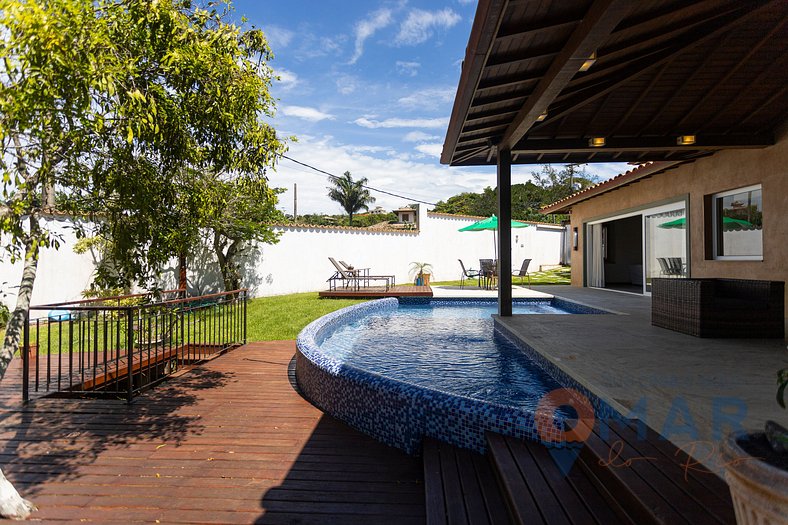 Casa com Piscina e Acesso a Praia | Cavalo Marinho