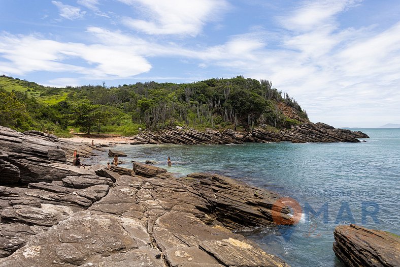 Casa com Piscina e Acesso a Praia | Cavalo Marinho