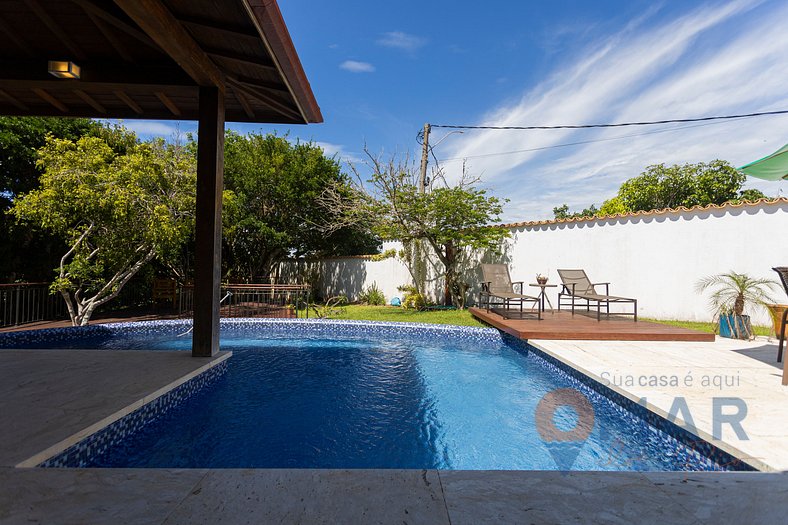 Casa com Piscina e Acesso a Praia | Cavalo Marinho