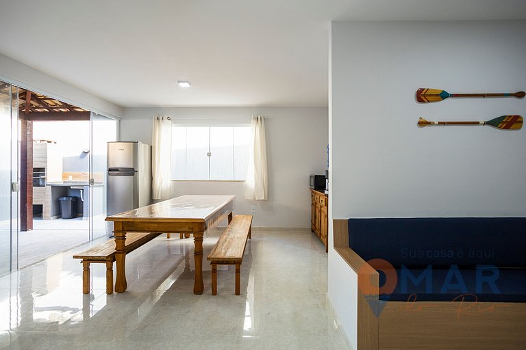 Casa de 6 habitaciones en Manguinhos | 300m del mar | CC 18