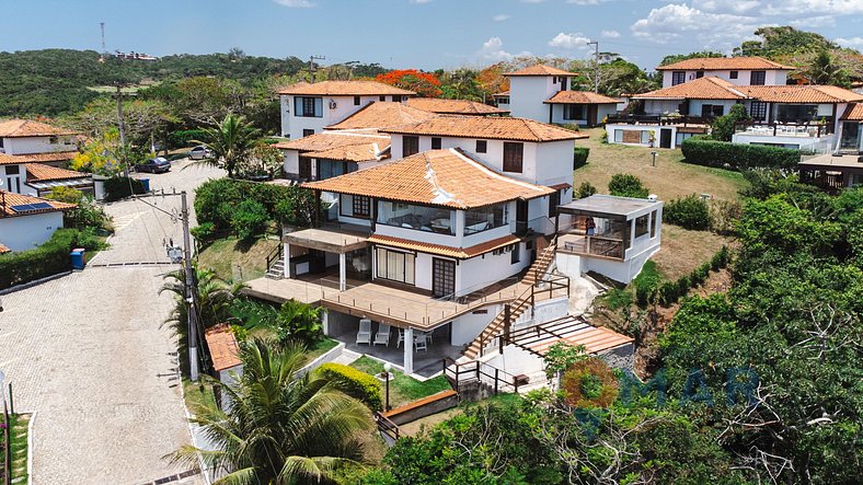 Casa de Praia c/ Área Goumert e 4 Suítes | CBR 11