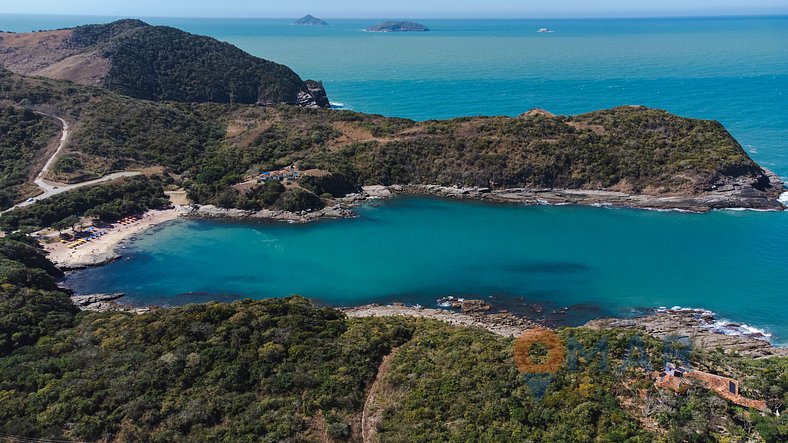 Casa em Búzios c/ Churrasqueira e Vista Mar|EDF 16