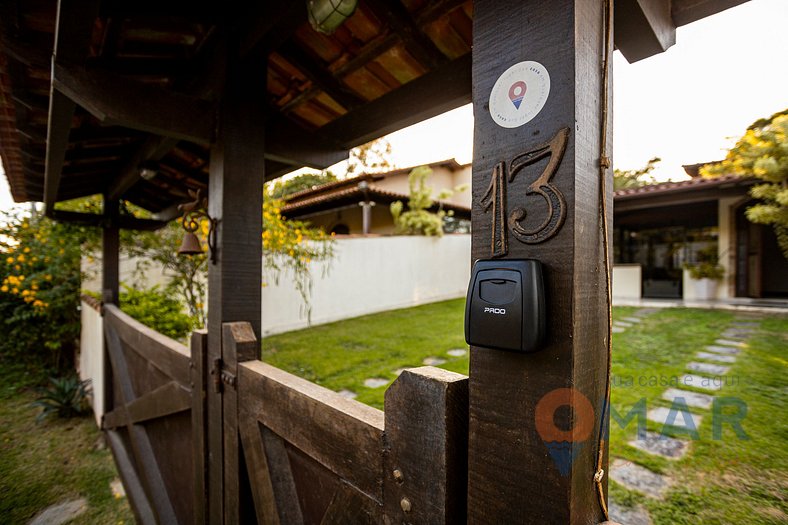 Casa em Búzios c/ Piscina e Churrasqueira | CSM 13