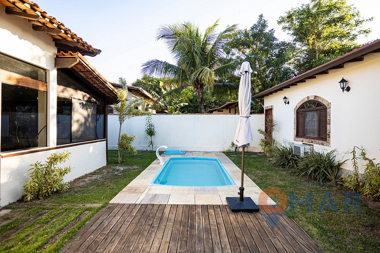 Casa em Búzios c/ Piscina e Churrasqueira | CSM 13