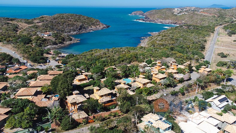 Casa em Búzios com vista mar e piscina | EDF 12