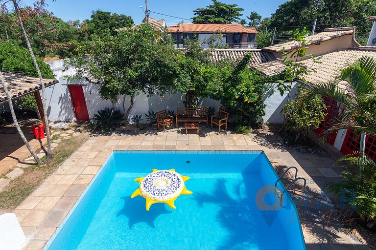 Casa Flora com Piscina: Suíte Amarela