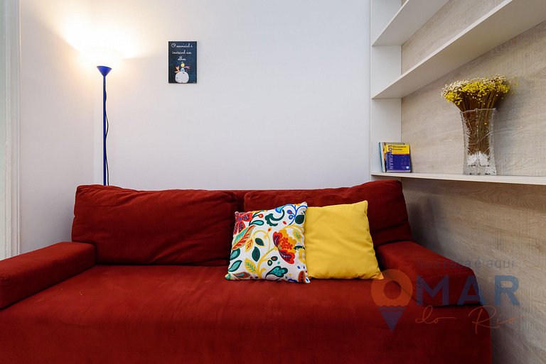 Dormitorio y sala de estar en Copacabana | PJ 145/1106