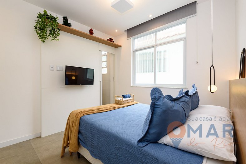 Dormitorio y salón modernos en Copacabana | MFB 76/203