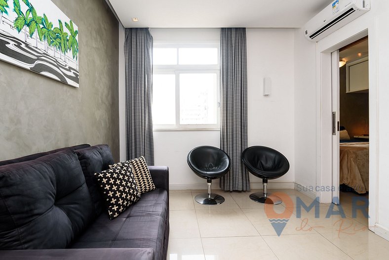 Flat a 200m da Praia de Copacabana | SC 86/712