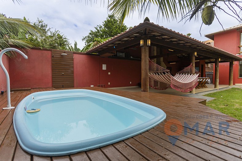 House in Búzios 290m from the beach | Villa do Voo