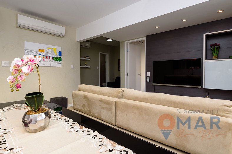 Moderno apartamento 2Qtos em Copacabana | BR 737/504