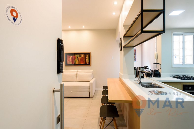 Moderno apartamento a 50m da Praia | PF 19/1004