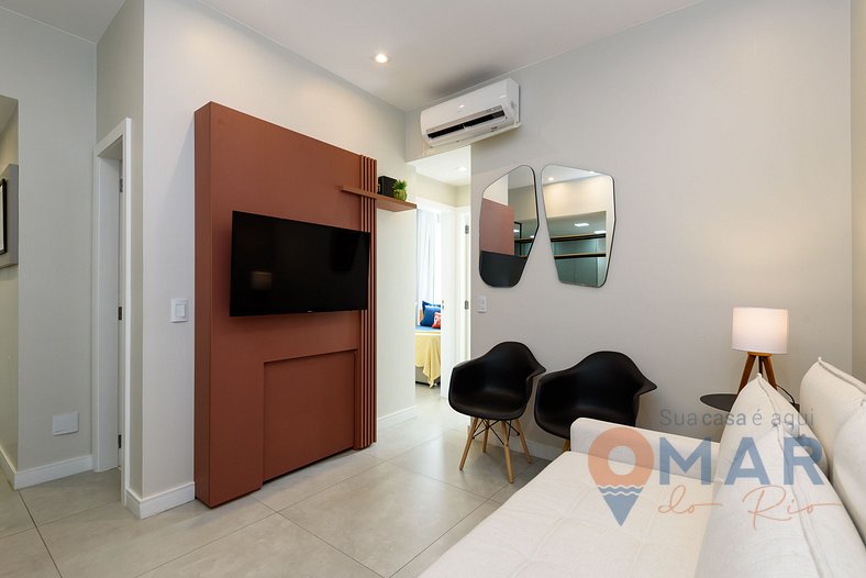 Moderno apartamento a 50m da Praia | PF 19/1004