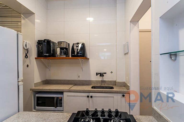 Moderno Dormitorio y Sala de Estar en Botafogo | BRI 55/503