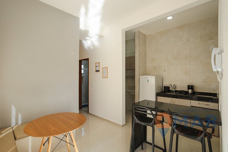 Moderno estudio con garaje en Búzios | BSH 201