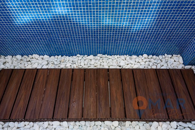 Omar do Rio: Moderno e Elegante Qto. e Sala a 250m da Praia