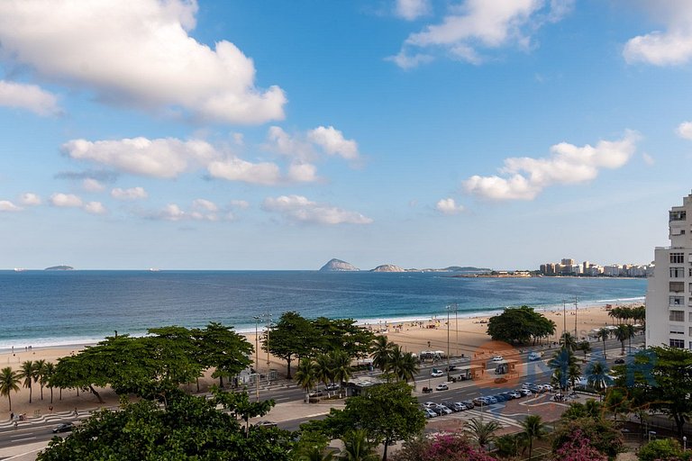 Omar do Rio: Studio c/ Vista Mar, a 80m da Praia de Copacaba
