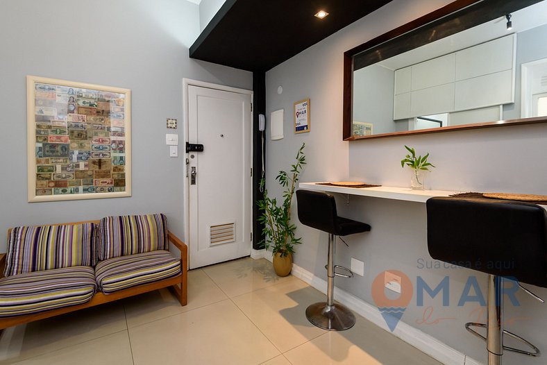 Qto&Sala 250m from Ipanema Beach | JN 185/304