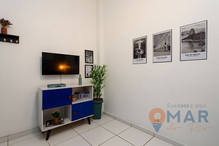 Quarto & Sala a 180m da Praia | PJ 150/603