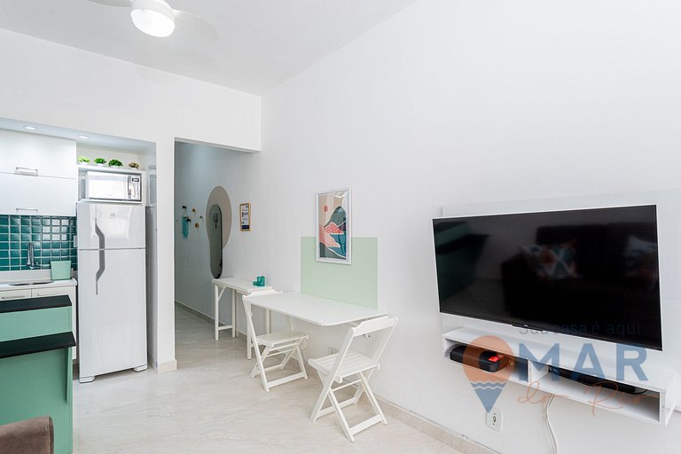 Studio a 60m da Praia de Copacabana | AS 76/810