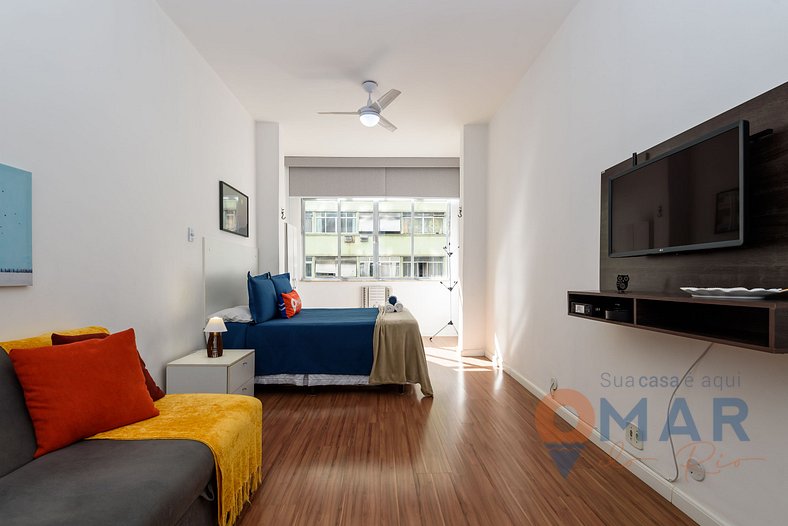 Studio com Vista-mar, a 160m da Praia | PJ 135/411